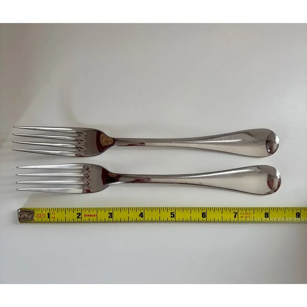 Oneida Islet Dinner Forks 8 1/4” 18/10 Stainless Set of 2 USA Korea